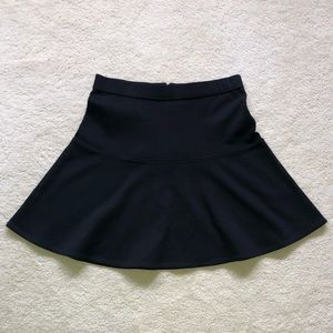 Madewell black A-line Mini skirt